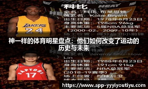 神一样的体育明星盘点：他们如何改变了运动的历史与未来